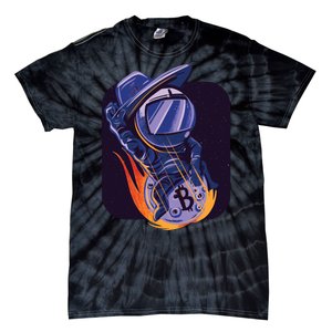 Bitcoin Astronaut To The Moon Tie-Dye T-Shirt