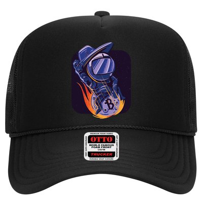 Bitcoin Astronaut To The Moon Trucker Hat