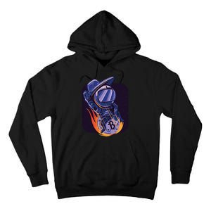 Bitcoin Astronaut To The Moon Tall Hoodie