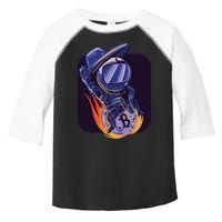 Bitcoin Astronaut To The Moon Toddler Fine Jersey T-Shirt