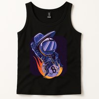 Bitcoin Astronaut To The Moon Tank Top
