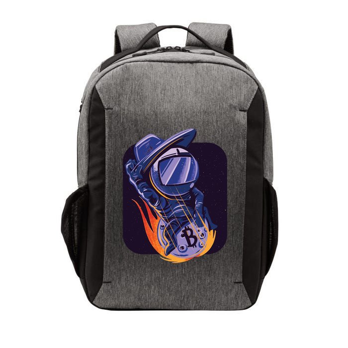 Bitcoin Astronaut To The Moon Vector Backpack