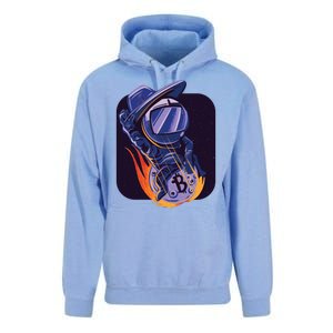 Bitcoin Astronaut To The Moon Unisex Surf Hoodie