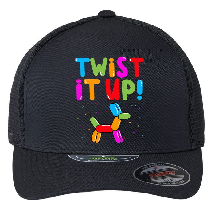 Balloon Animal Twister Party Twist It Up Balloon Artist Flexfit Unipanel Trucker Cap