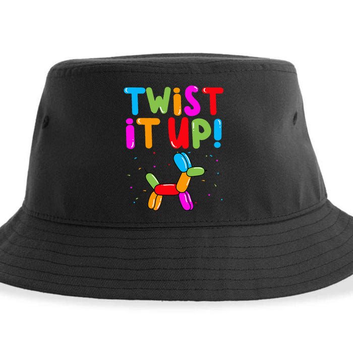 Balloon Animal Twister Party Twist It Up Balloon Artist Sustainable Bucket Hat