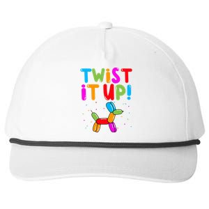 Balloon Animal Twister Party Twist It Up Balloon Artist Snapback Five-Panel Rope Hat