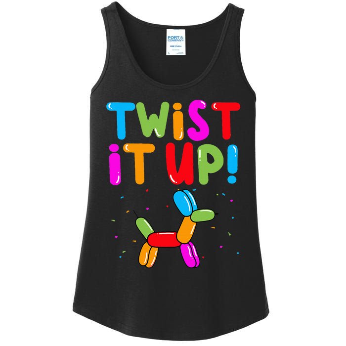 Balloon Animal Twister Party Twist It Up Balloon Artist Ladies Essential Tank