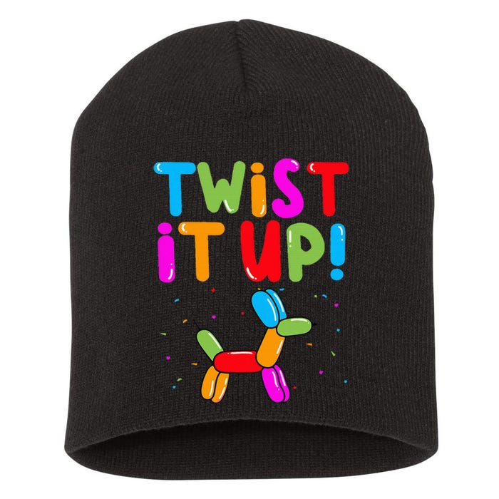 Balloon Animal Twister Party Twist It Up Balloon Artist Short Acrylic Beanie