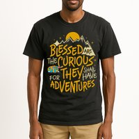 Blessed Are The Curious For They Shall Have Adventures Tall T-Shirt