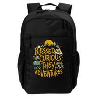 Blessed Are The Curious For They Shall Have Adventures Backpack