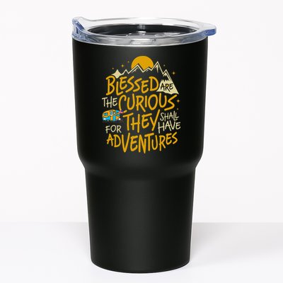 Blessed Are The Curious For They Shall Have Adventures Tumbler