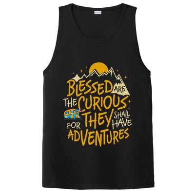 Blessed Are The Curious For They Shall Have Adventures PosiCharge Competitor Tank