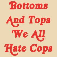 Bottoms And Tops We All Hate Cops Zip Tote Bag