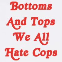 Bottoms And Tops We All Hate Cops Flat Bill Trucker Hat