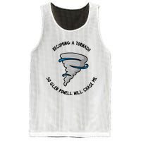 Becoming A Tornado So Will Chase Me Mesh Reversible Basketball Jersey Tank