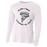 Becoming A Tornado So Will Chase Me Cooling Performance Long Sleeve Crew