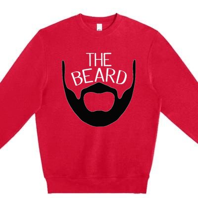 Beauty And The Beard Matching Couples Premium Crewneck Sweatshirt