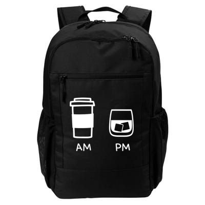 Big And Tall Am To Pm Coffee Whisky Rum Tequila Vodka Backpack