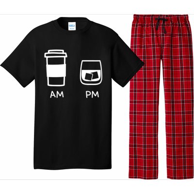 Big And Tall Am To Pm Coffee Whisky Rum Tequila Vodka Pajama Set