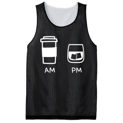 Big And Tall Am To Pm Coffee Whisky Rum Tequila Vodka Mesh Reversible Basketball Jersey Tank