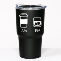 Big And Tall Am To Pm Coffee Whisky Rum Tequila Vodka Tumbler