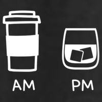 Big And Tall Am To Pm Coffee Whisky Rum Tequila Vodka Tumbler