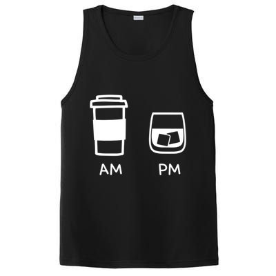Big And Tall Am To Pm Coffee Whisky Rum Tequila Vodka PosiCharge Competitor Tank