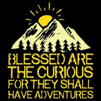 Blessed Are The Curious For They Shall Have Adventures Sustainable Bucket Hat