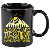 Blessed Are The Curious For They Shall Have Adventures 11oz C Handle Ceramic Mug