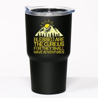 Blessed Are The Curious For They Shall Have Adventures Tumbler