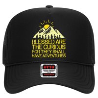 Blessed Are The Curious For They Shall Have Adventures Trucker Hat