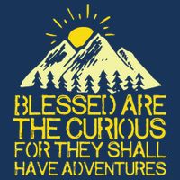 Blessed Are The Curious For They Shall Have Adventures Infant Baby Jersey Bodysuit
