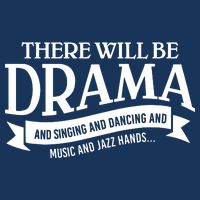 Broadway Actor There Will Be Drama Theater Teacher Drawstring Bag