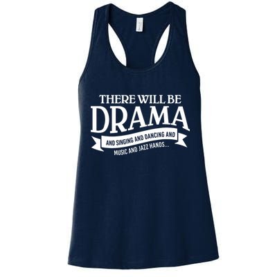 Broadway Actor There Will Be Drama Theater Teacher Womens Tank Top