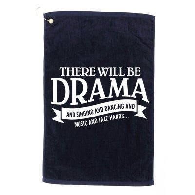Broadway Actor There Will Be Drama Theater Teacher Golf Towel