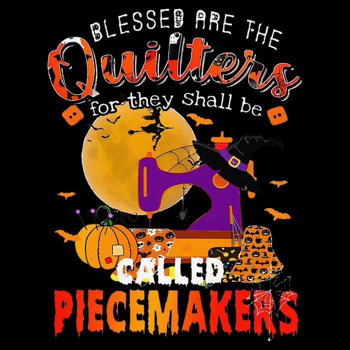 Blessed Are The Quilters For They Shall Be Called Piecemaker Flat Bill Trucker Hat