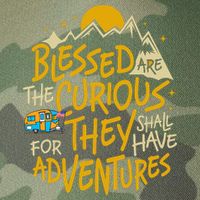 Blessed Are The Curious For They Shall Have Adventures Legacy Tie Dye Trucker Hat