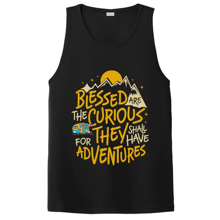 Blessed Are The Curious For They Shall Have Adventures PosiCharge Competitor Tank