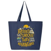 Blessed Are The Curious For They Shall Have Adventures 25L Jumbo Tote