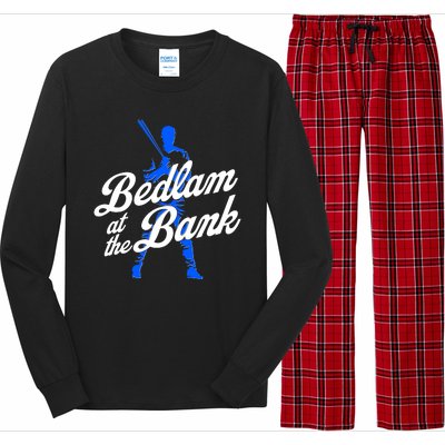 Bedlam At The Bank Baseball Fan Long Sleeve Pajama Set