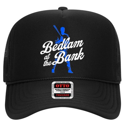 Bedlam At The Bank Baseball Fan Trucker Hat