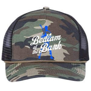 Bedlam At The Bank Baseball Fan Retro Rope Trucker Hat Cap