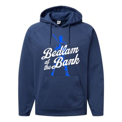 Bedlam At The Bank Baseball Fan Performance Fleece Hoodie