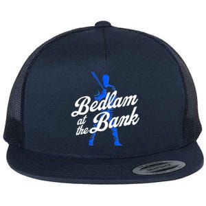 Bedlam At The Bank Baseball Fan Flat Bill Trucker Hat