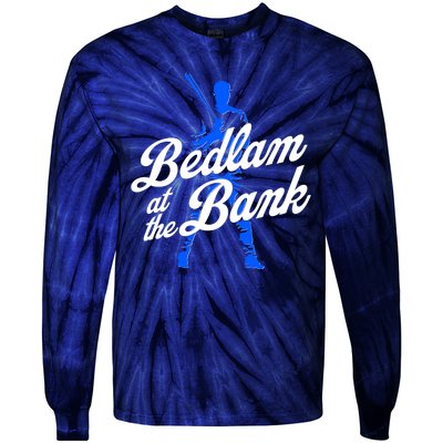 Bedlam At The Bank Baseball Fan Tie-Dye Long Sleeve Shirt