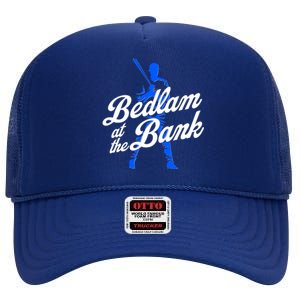 Bedlam At The Bank Baseball Fan High Crown Mesh Back Trucker Hat