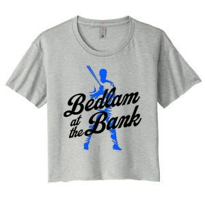 Bedlam At The Bank Baseball Fan Women's Crop Top Tee