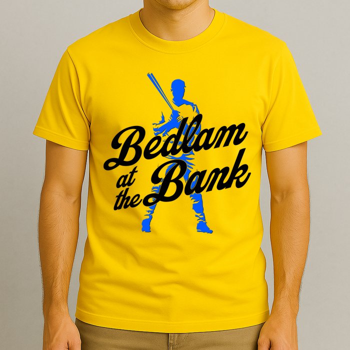 Bedlam At The Bank Baseball Fan T-Shirt