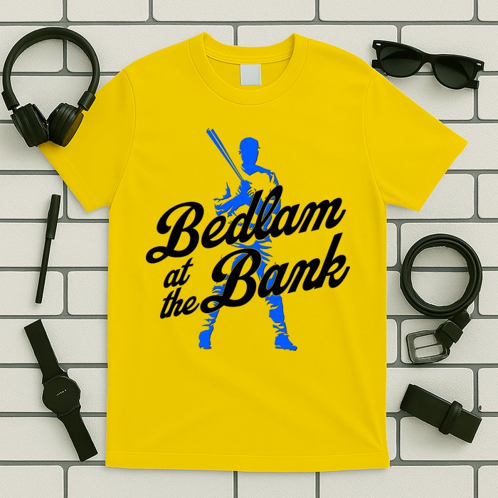 Bedlam At The Bank Baseball Fan T-Shirt