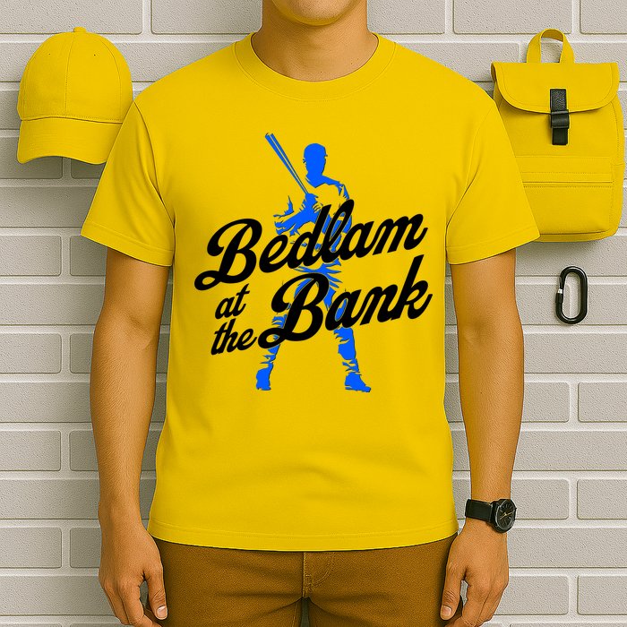 Bedlam At The Bank Baseball Fan T-Shirt
